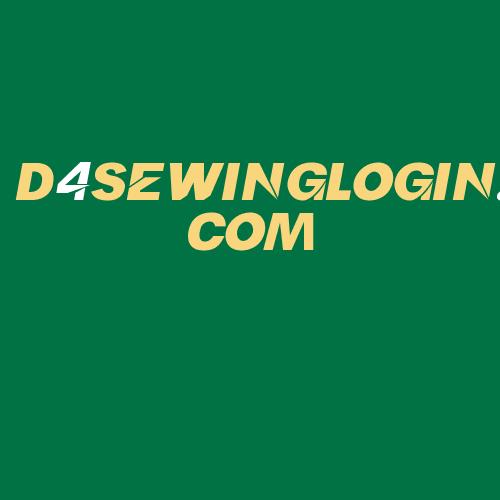 Logo da D4SEWINGLOGIN